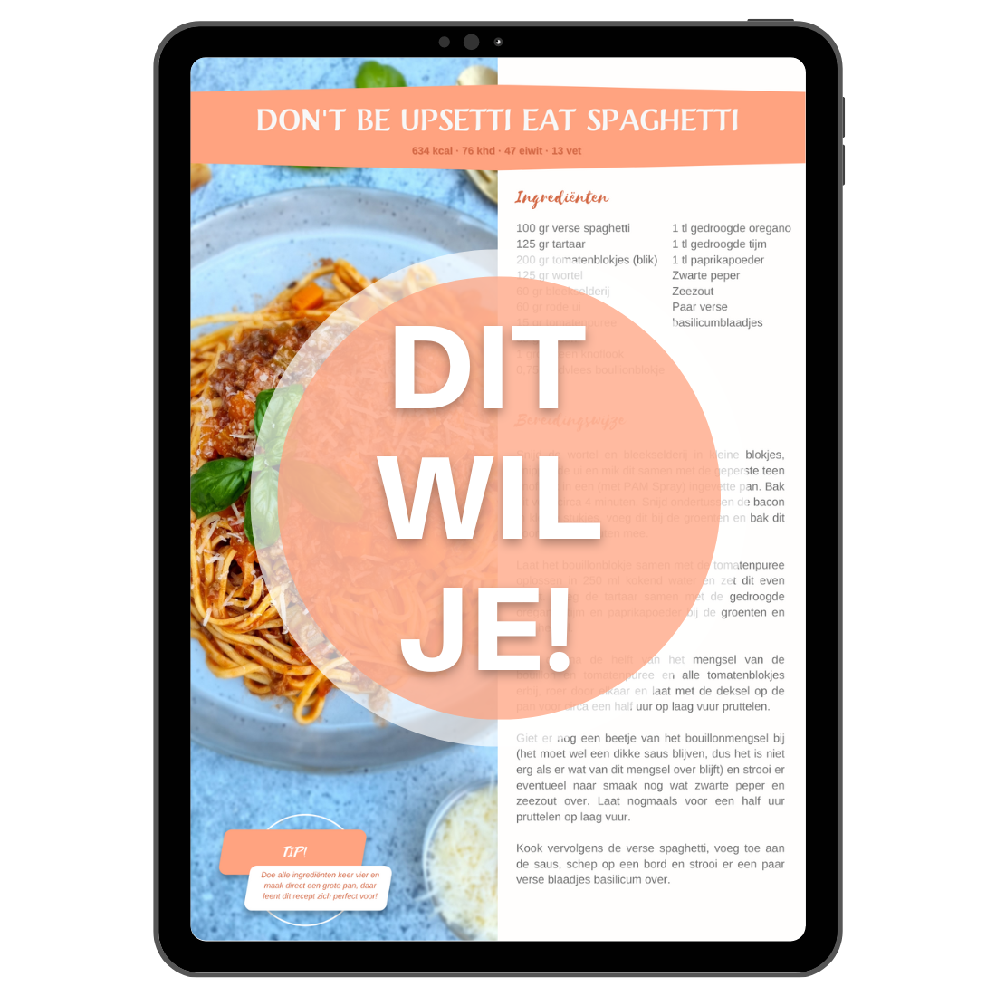 DIT WIL JE! - 40 x DINER e-book